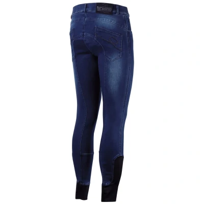 Afbeelding van Harry&#039;s Horse Rijbroek heren Liciano Denim Full Grip 152 Navy Blue