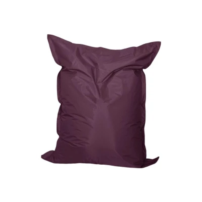 Afbeelding van Losse hoes voor Zitzak nylon aubergine 150x130x20 cm