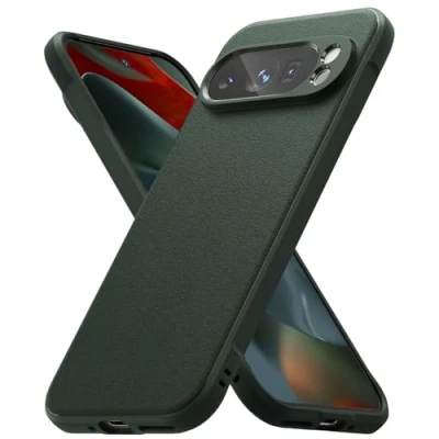 Afbeelding van Ringke Onyx Compatibel met Google Pixel 9 Pro Case, Robuust Phone Cover Duurzaam Schokbestendig TPU Hoesje Dark Green