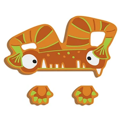 Afbeelding van small foot 12083 ABC letters Monster Woody van hout, ideaal als versiering houten letters, decoratie of deurbordje