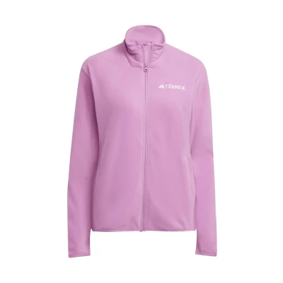 Afbeelding van adidas TERREX Multi Essentials Fleece Ritsjack Dames Bruin XS