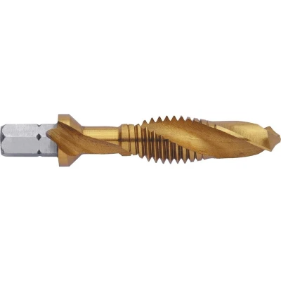 Afbeelding van Exact 5925 Combinatietapboor Metrisch M8 1.25 mm Rechtssnijdend DIN 3126 HSS 1 stuk(s)