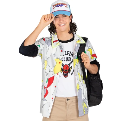 Afbeelding van FUNIDELIA Dustin Kostuum Stranger Things 4 Voor mannen Maat S/M