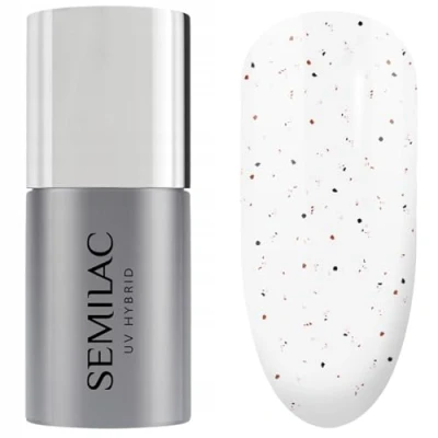 Afbeelding van Semilac UV nagellak Hybrid T24 Top Terrazzo 7 ml
