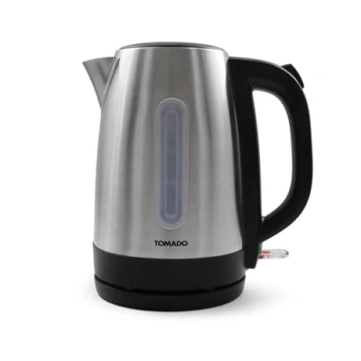 Afbeelding van Tomado TWK1704S RVS Waterkoker 1,7 liter Waterniveau indicator Uitneembaar Kalkfilter 2200 watt
