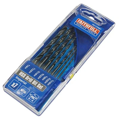 Afbeelding van Faithfull 7 stuks HSS boorset 1/16 1/4 x 1/32 FAIF7PSET