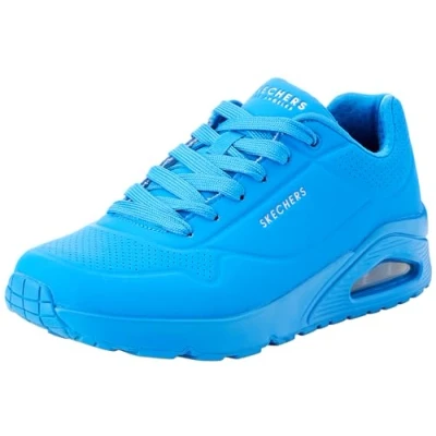 Afbeelding van Skechers Heren Uno Stand On Air Sneaker, Marineblauw Durabuck Trim, 40 EU