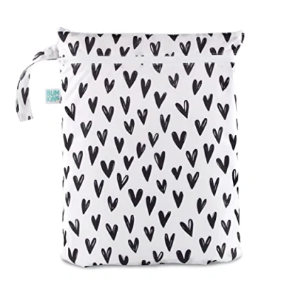 Afbeelding van Bumkins Wet/Dry Bag Hartjes