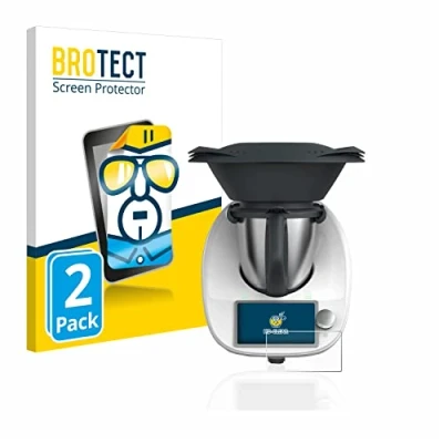 Afbeelding van BROTECT (2 Stuks) Schermbeschermer voor Vorwerk Bimby TM6 /Vorwerk Thermomix Screen Protector Transparant