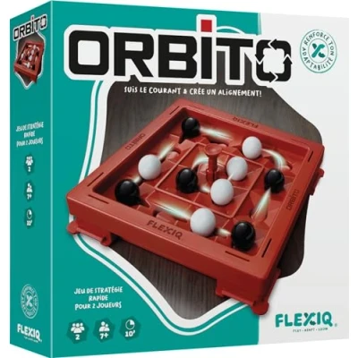 Afbeelding van Asmodee FlexiQ Orbito gezelschapsspellen strategiespellen denkspellen familiespel vanaf 7 jaar 2 spelers Franse versie
