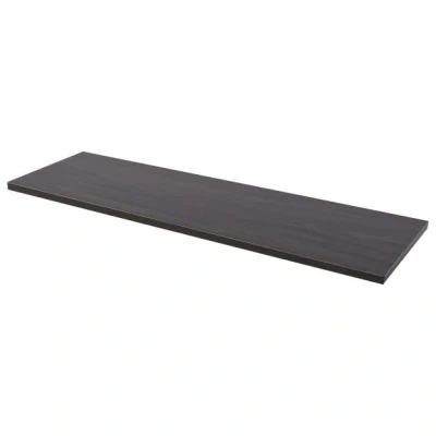 Afbeelding van Wandplank Zwart 80 x 23.5 1.8 cm