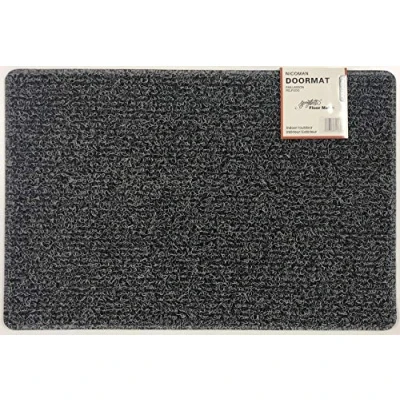 Afbeelding van Nicoman Vuilvanger Barrier deurmat zware vloermat (geschikt voor binnen en buiten buiten), medium (75x44cm), houtskool