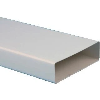 Afbeelding van Nedco kanalensysteem buisstuk 110x54mm 1500mm kunststof wit