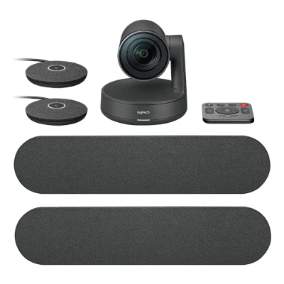 Afbeelding van Logitech ConferenceCam RALLY Kit, 4K Ultra HD, grafiet 3840x2160, USB, Bluetooth, netwerk, hub, display, luidspreker, microfoon