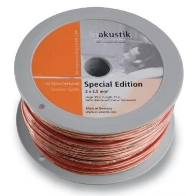 Afbeelding van In akustik Star Special Edition luidsprekerkabel (2 x 2,5 mm2), 25 m, transparant