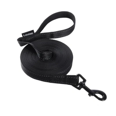 Afbeelding van Loutep Reflecterende Training Lood voor Honden 3 m 5 10 15 20 25 30 Sterke Nylon Touw Extra Lange Lijn Hond Met Gewatteerde Handvat Grote Medium Kleine Puppy Recall Huisdier