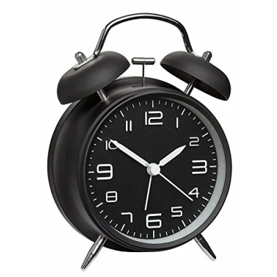 Afbeelding van TFA Dostmann 60.1025 Wekker Mechanisch Zwart Alarmtijden 1