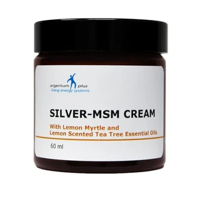 Afbeelding van Zilver MSM Crème met Citroenmirte en Citroengeurende Theeboom 60 ml