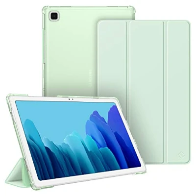 Afbeelding van Fintie Hoes voor Samsung Galaxy Tab A7 10.4 2020, Ultradun Superlicht Beschermhoes met Transparante Achterkant, Auto Sleep/Wake Functie SM T500/505/507, Groen