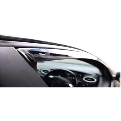 Afbeelding van Zijwindschermen tbv 3 deurs Volvo C30 vanaf 2007 donker getint visors fenders windschermen merk Team Heko pasvorm