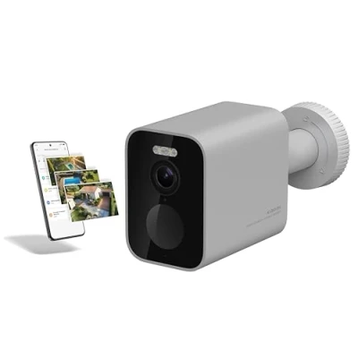 Afbeelding van Xiaomi BW300 Outdoor bewakingscamera voor buiten, beveiligingscamera met wifi, 2K resolutie, full colour nachtzichtfunctie, supergrote 4900 mAh batterij, IP67* gecertificeerd, 7 dagen opslagservice