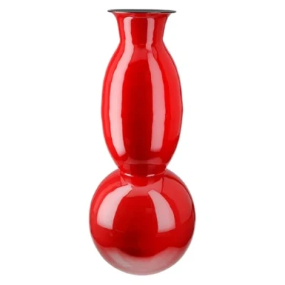 Afbeelding van GILDE Vloervaas Vase Neo rot H.49 cm (1 stuk)