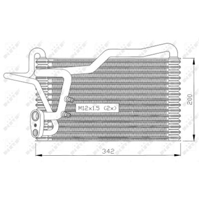 Afbeelding van NRF Airco verdamper 36036