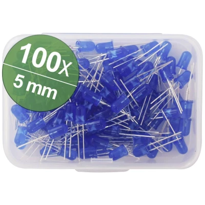 Afbeelding van Quadrios LED assortiment Blauw 5 mm 30 mA 3.0 V