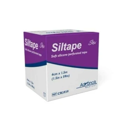 Afbeelding van SILTAPE ZACHTE SILICONEN GEPERFORATEERDE TAPE 4CM X 1.5M