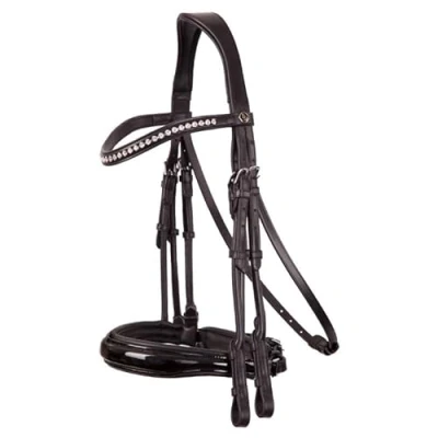 Afbeelding van BR Stang en Trens Hoofdstel Keswick Cob Zwart Zilver