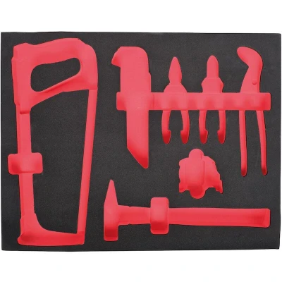 Afbeelding van Milwaukee Empty 15 pc General Tooling Foam Set Lege inlay voor diverse handtools (15 delig) 4932493686