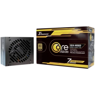 Afbeelding van Seasonic Core GX 650 V2 650W ATX3.1 blac voeding