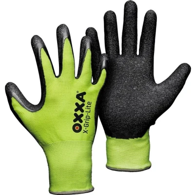 Afbeelding van Werkhandschoen OXXA X Grip Lite 51 025 Maat 11 XXL Zwart/Geel