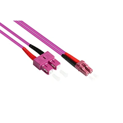 Afbeelding van Patchkabel LWL Duplex OM4 (Multimode, 50/125) LC/SC, 0,5 m, Good Connections®