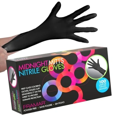 Afbeelding van Midnight Mitts Nitrile Gloves Large 100pc