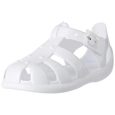 Afbeelding van Chicco, Strand En Zwembadsandaal Met Riem, Uniseks Kinderen Tieners, Bianco, 26, Design in Italië