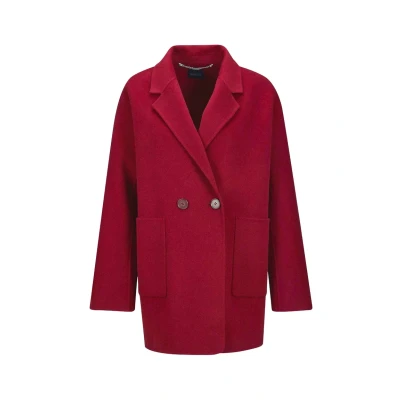 Afbeelding van Madeleine Doubleface Mantel, Dames, Maat: 34, Ruby red