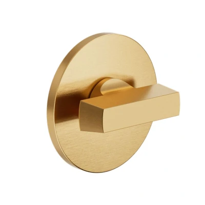 Afbeelding van DND handles Fine toiletsluiting PVD warm goud