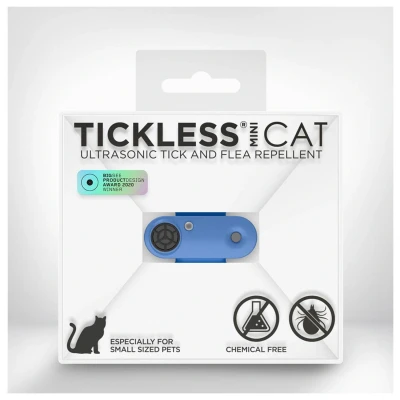 Afbeelding van Tickless Mini Cat Repeller 9x8.2x3.2 cm Teek en Vlo afweer Blauw