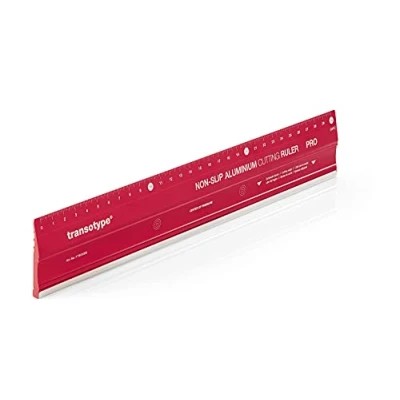 Afbeelding van Transotype 17803006 Snijliniaal Professionele Kwaliteit Liniaal 30cm