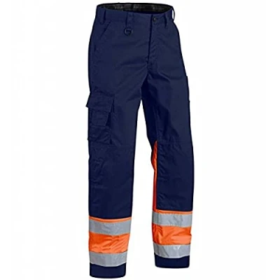 Afbeelding van Blaklader Werkbroek High Vis 1564 1811 Marineblauw/Oranje C60