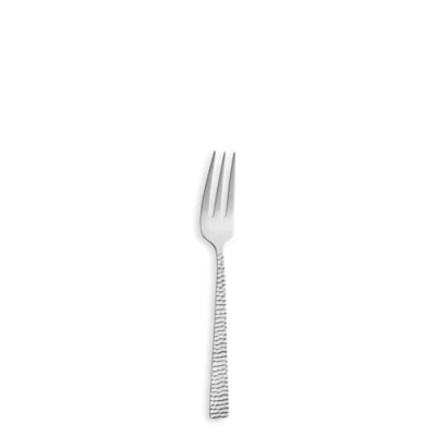 Afbeelding van Amefa FELICITY Taartvorkset, 6 delig, hoogwaardige taartvorken, stuks, gehamerd, bestekset in hamerslagdesign, 18/0 vorken, roestvrij staal, vaatwasmachinebestendig