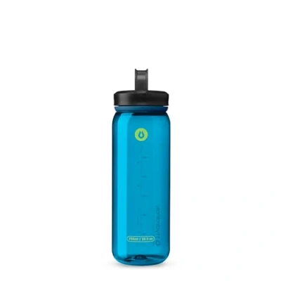 Afbeelding van Hydrapak Recon Waterfles van 50% gerecyclede kunststof, milieuvriendelijk en BPA vrij, schroefdeksel met gelijkmatige stroom, eenvoudig te dragen, 750 ml, blauw