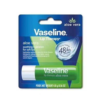 Afbeelding van Vaseline Lip Therapy Aloë Vera Getinte Lippenbalsem Lippenstift met en Vitamine E (Aloe 1 x 4,8g)