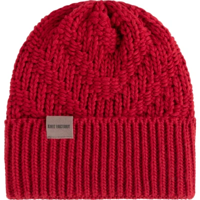 Afbeelding van Knit Factory Sally Muts, Maat: One Size, Bright red