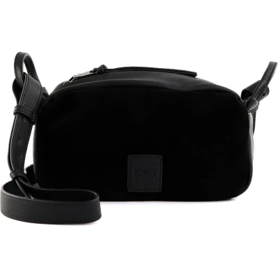 Afbeelding van FREDsBRUDER Leren Schoudertas Sually Camera Bag Black Zwart