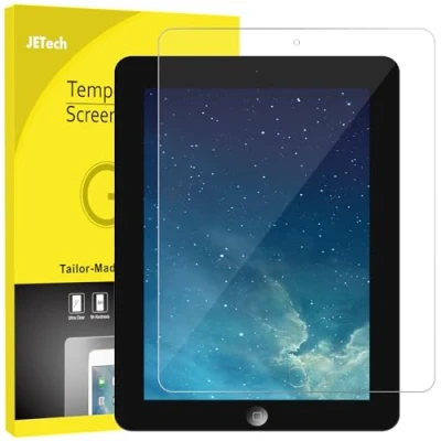 Afbeelding van JETech Screen Protector voor iPad 4, 3 en 2, Gehard Glas Schermbeschermer