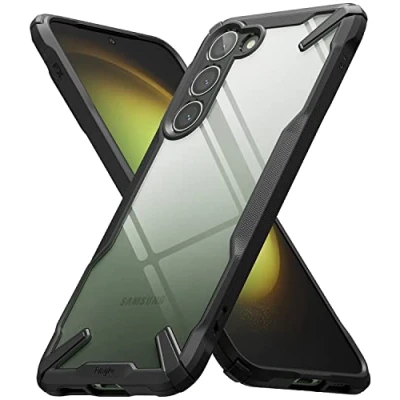 Afbeelding van Ringke Fusion X Compatibel met Samsung Galaxy S23 Plus 5G Case, Krasvast Schokbestendig Robuuste Bumper Hoesje Black Zwart