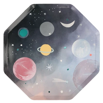 Afbeelding van Bordjes Space Party (8st) Meri