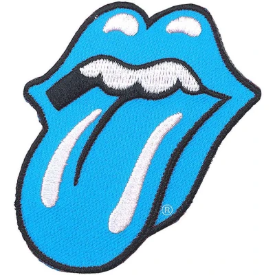 Afbeelding van The Rolling Stones Classic Tongue Patch Blauw